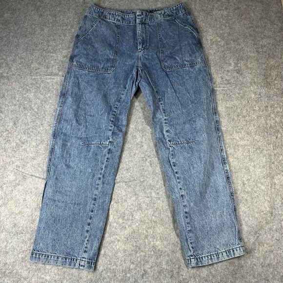 Rag & Bone Leyton Jeans Womens 10 Straight Leg Medium Wash Denim Cotton - Picture 1 of 11